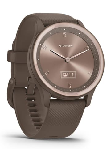 Garmin Hybrid-Smartwatch "vívomove® Sport" in Braun/ Roségold