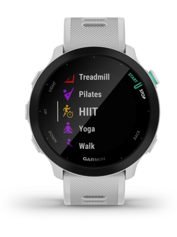 Garmin GPS-Laufuhr "Forerunner® 55" in Weiß/ Schwarz