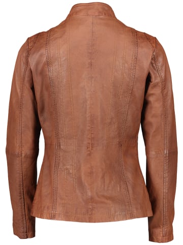 7eleven Lederjacke "Flaviana" in Hellbraun