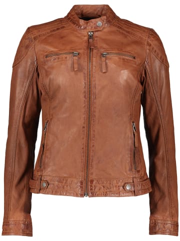 7eleven Lederjacke "Sarra" in Hellbraun