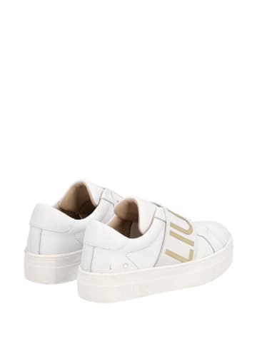 Liu Jo Skórzane sneakersy "Alicia" w kolorze białym