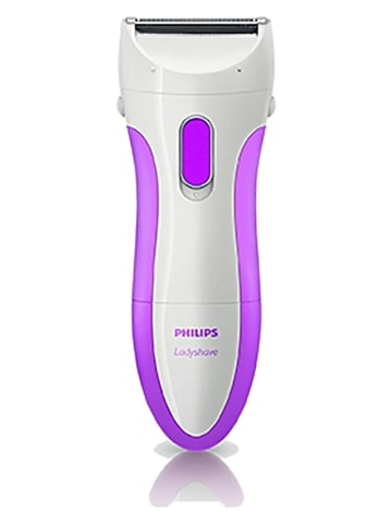 Philips Elektrischer Nass- und Trockenrasierer "SatinShave Essential" in Weiß/ Lila