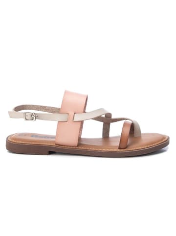 Refresh Sandalen lichtroze/beige