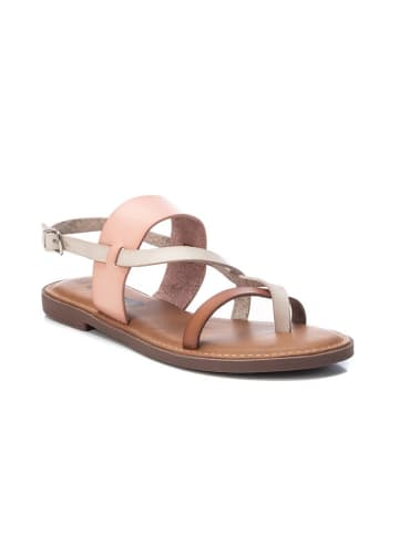 Refresh Sandalen in Rosa/ Beige