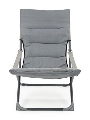 Bizzotto Krzesło ogrodowe w kolorze szarym - (S)60 x (W)86 x (G)90 cm