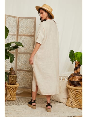 Lin Passion Linnen jurk beige