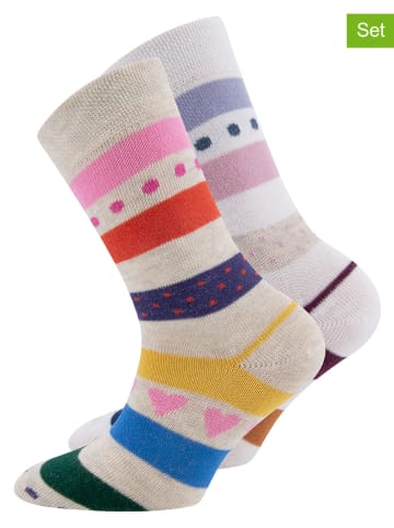 ewers 2-delige set: sokken meerkleurig