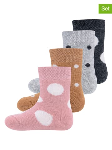 Ewers 4-delige set: sokken meerkleurig
