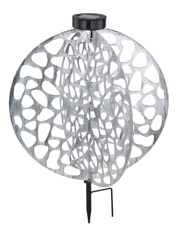 Globo lighting LED-Solar-Gartenstecker in Silber - (H)51 x Ø 40 cm