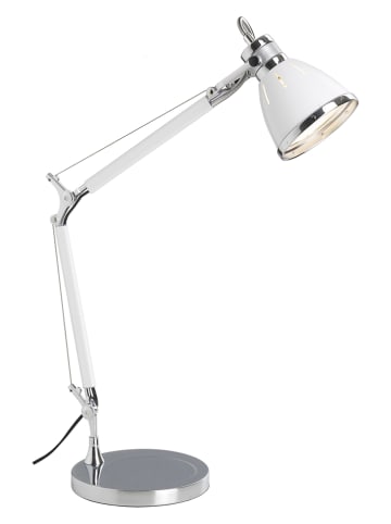 Brilliant Lampa stołowa "Octavia" w kolorze białym - wys. 80 cm