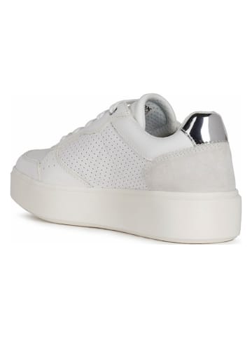 Geox Leder-Sneakers "Henbus" in Weiß