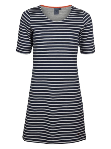 elkline Kleid "Make My Day" in Dunkelblau/ Weiß