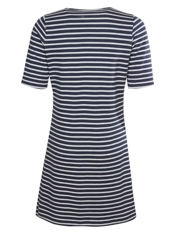 elkline Kleid "Make My Day" in Dunkelblau/ Weiß