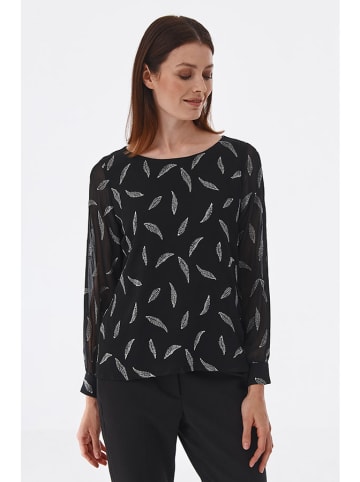TATUUM Bluse in Schwarz/ Bunt