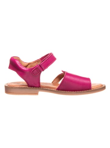 Bundgaard Skórzane sandały "Annike" w kolorze różowym