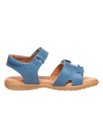 lamino Leder-Sandalen in Blau