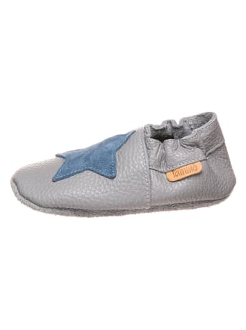 lamino Leren kruipschoenen lichtgrijs