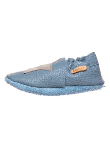 lamino Leren kruipschoenen lichtblauw
