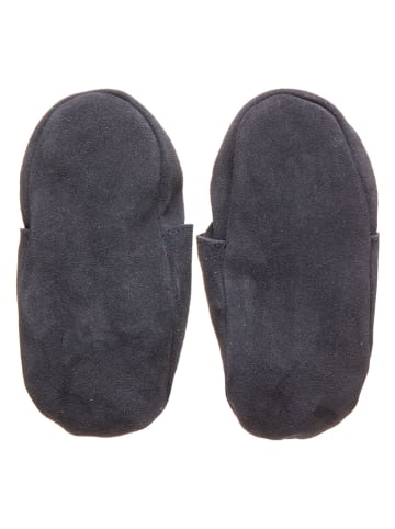 lamino Leren kruipschoentjes donkerblauw