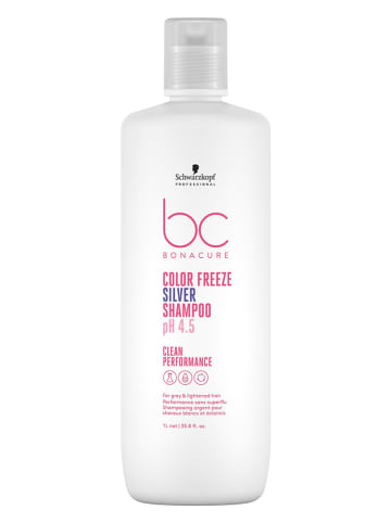 Schwarzkopf Professional Silber-Shampoo "BC Color Freeze Silver pH 4,5", 1000 ml