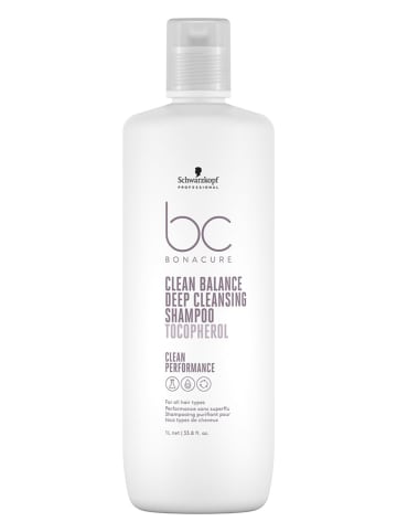 Schwarzkopf Professional Shampoo "BC Clean Balance Deep Cleansing", 1000 ml
