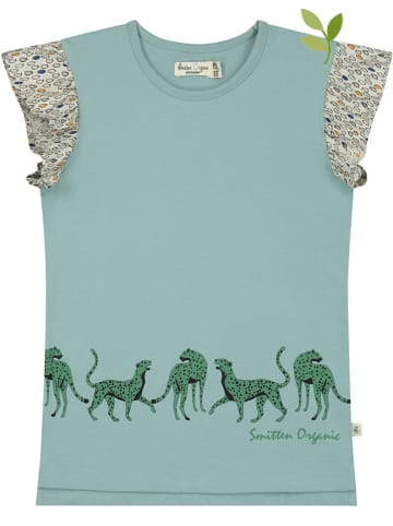 Smitten Organic Shirt turquoise