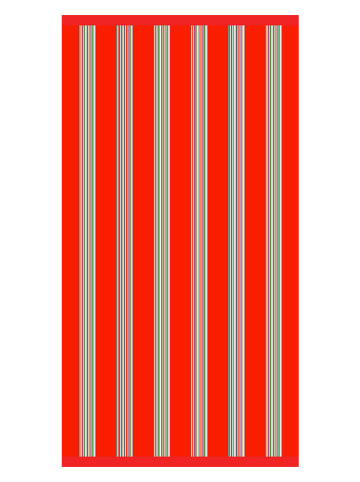Le Comptoir de la Plage Strandlaken "Milonga" oranje - (L)170 x (B)90 cm
