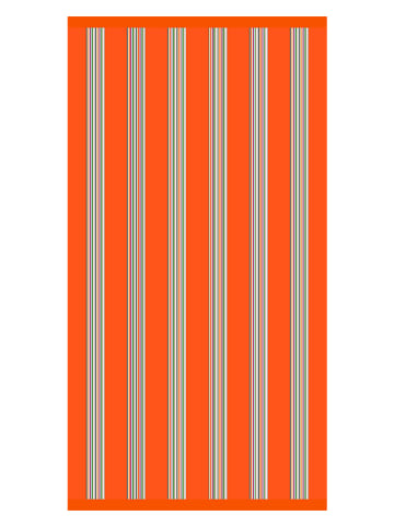 Le Comptoir de la Plage Ręcznik plażowy "Milong - Orange" w kolorze pomarańczowym - 170 x 90 cm