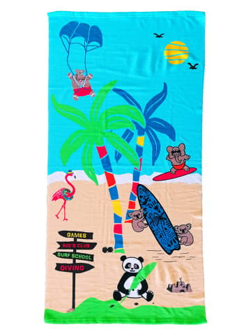Le Comptoir de la Plage Ręcznik plażowy "Juna - Colonia" ze wzorem - 140 x 70 cm