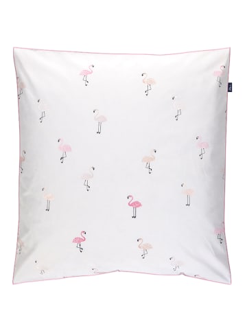 Alvi Beddengoedset voor schommelwieg "Flamingo" wit