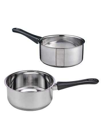 Chefware Roestvrijstalen steelpan "Sylt" - (H)7,5 x Ø 16 cm