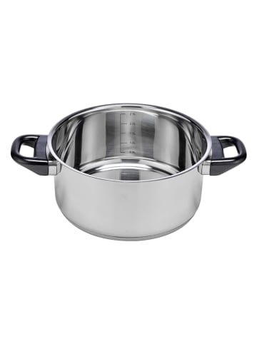 Chefware 2tlg. Edelstahl-Kochtopf "Sylt" - (H)9,5 x Ø 20 cm