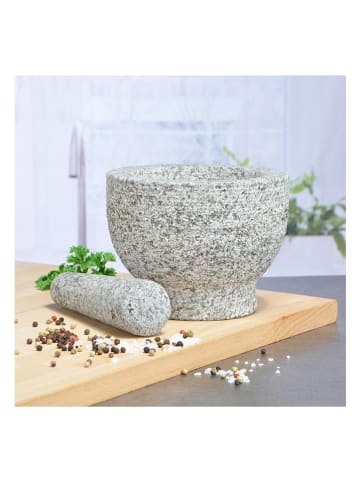 Chefware Moździerz w kolorze szarym - wys. 11 cm
