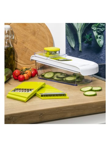 Chefware Gemüsereibe in Grün/ Weiß - (B)27,5 x (H)12,7 x (T)14 cm