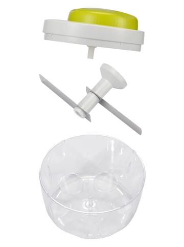 Profiline Zerkleinerer in Grün/ Weiß - (H)9 x Ø 10,8 cm