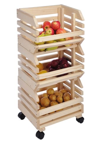Profiline Regal in Natur - (B)37 x (H)80 x (T)25 cm