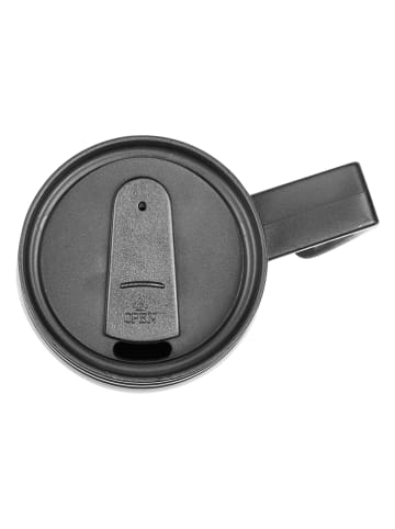 Chefware Thermobecher in Silber/ Schwarz - 450 ml
