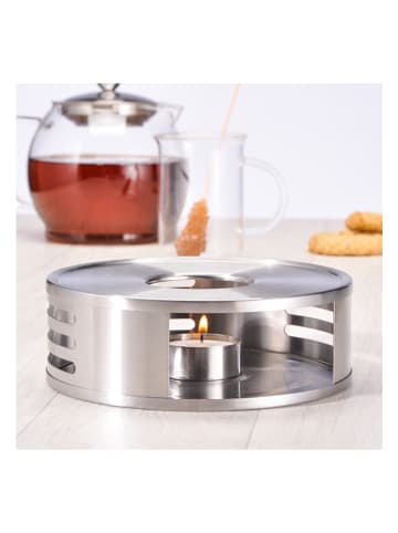 Chefware Roestvrijstalen theelichthouder - Ø 15,5 cm