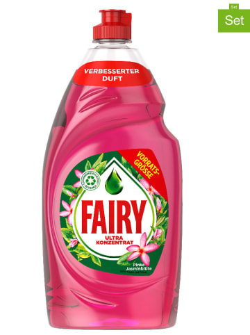 Fairy 4er-Set: Handspülmittel "Pinke Jasminblüte", je 900 ml