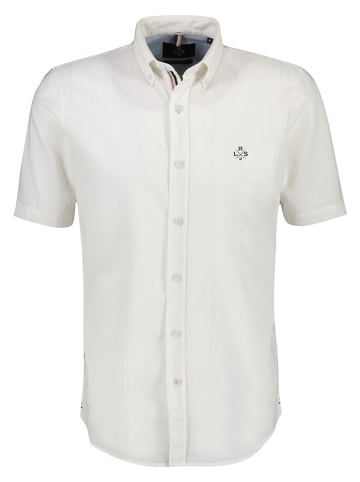 Lerros Lniana koszula - Regular fit - w kolorze białym