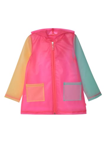 Billieblush Płaszcz przeciwdeszczowy w kolorze różowym ze wzorem