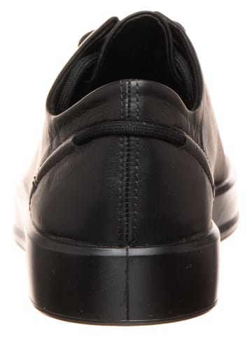 Ecco Skórzane sneakersy "Soft 8" w kolorze czarnym