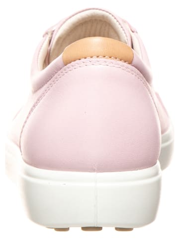 Ecco Leren sneakers "Soft 7" lichtroze