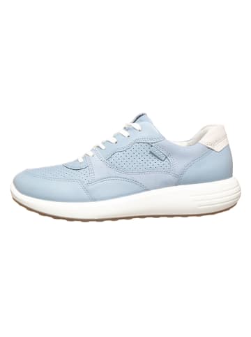 Ecco Leren sneakers "Soft 7 Runner" lichtblauw