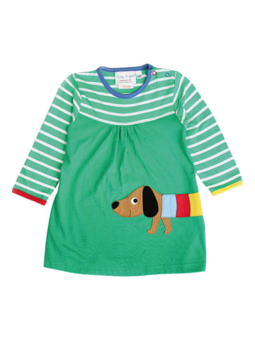 Toby Tiger Jurk "Multi Sausage Dog" groen