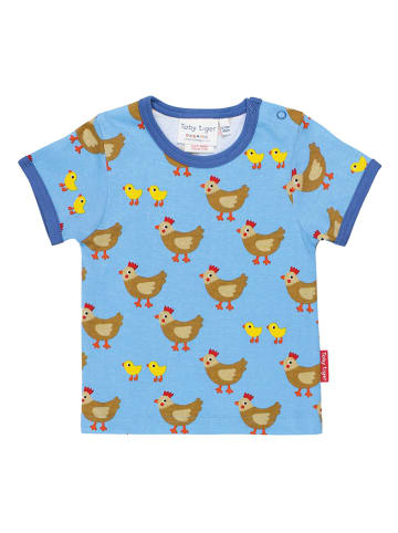 Toby Tiger Shirt "Chicken" lichtblauw