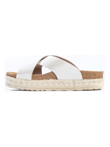 BACKSUN Pantoletten "Milano" in Beige