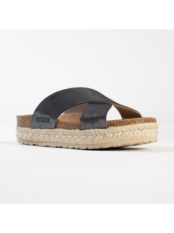 BACKSUN Pantoletten "Milano" in Khaki
