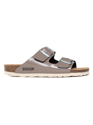 BACKSUN Slippers "Bali" taupe