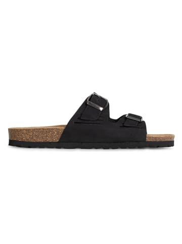 BACKSUN Slippers "Mital" zwart